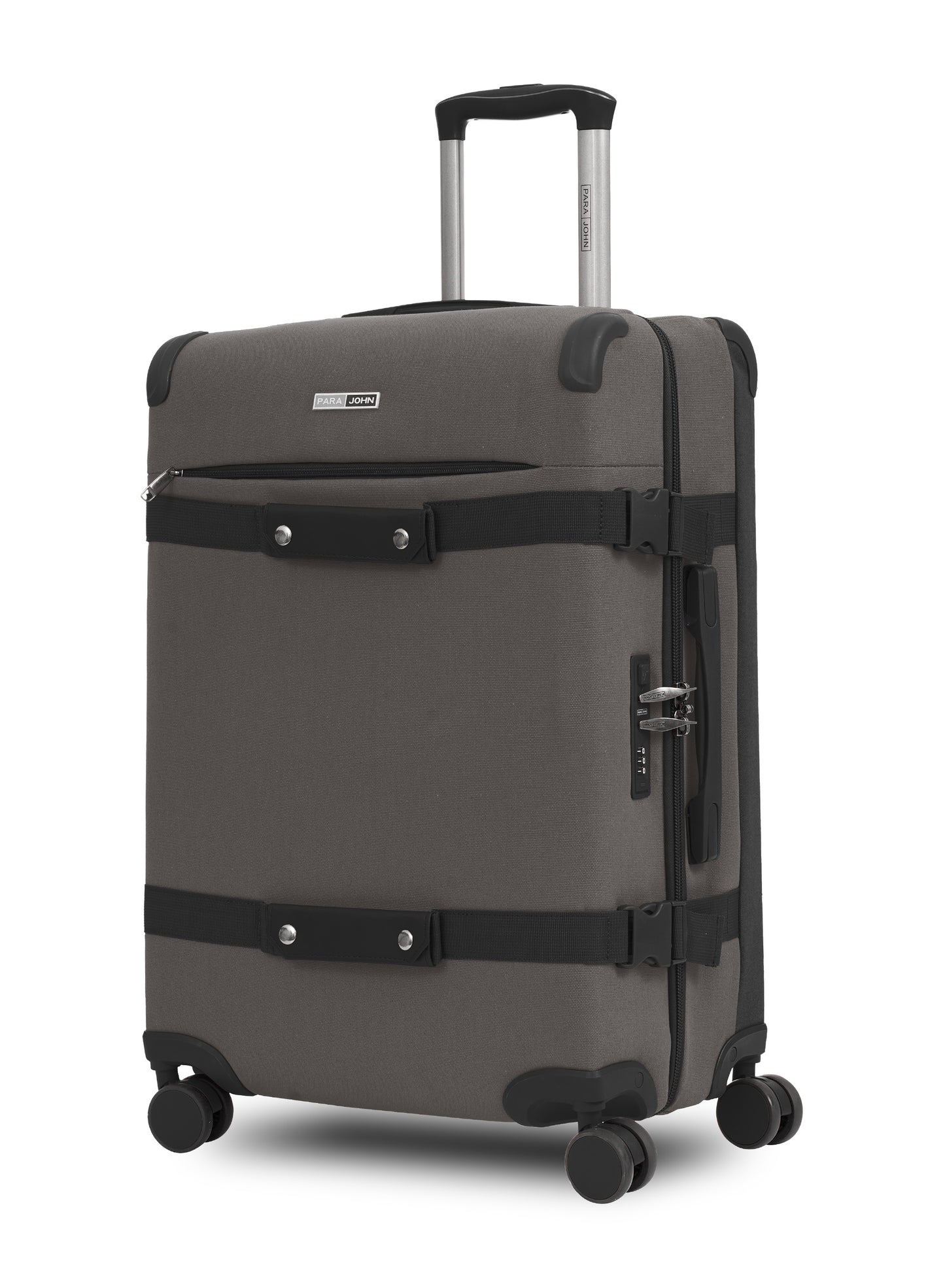 Parajohn Retro Series 3 Piece Lightweight Luggage Set | Small 10KG, Medium 20KG & Large 30KG ABS 8 Wheels Luggage