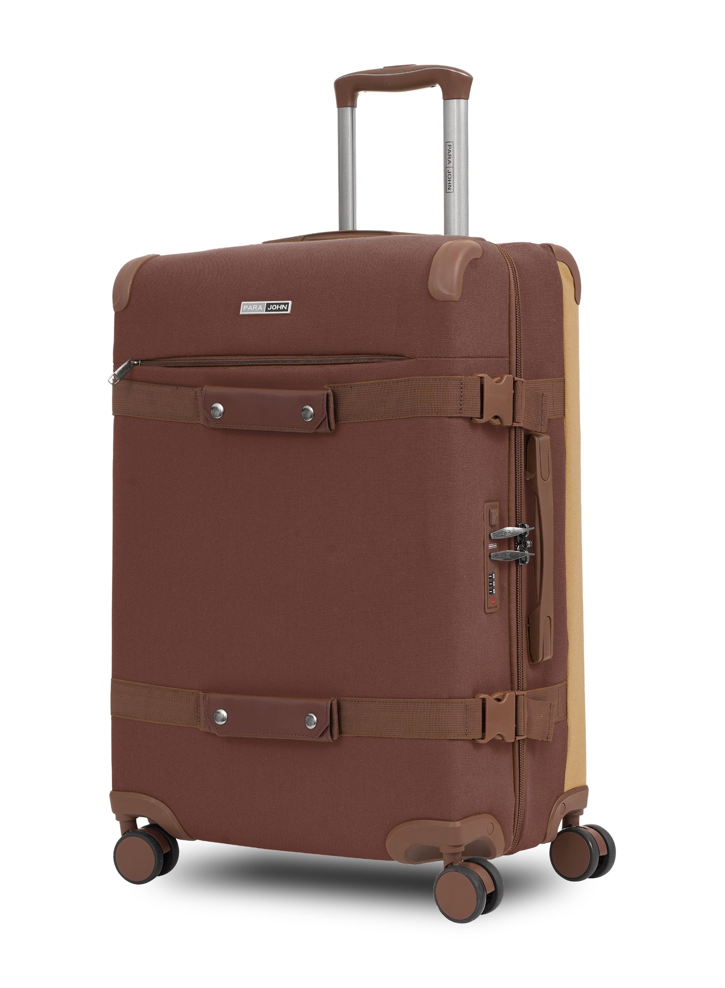 Parajohn Retro Series 3 Piece Lightweight Luggage Set | Small 10KG, Medium 20KG & Large 30KG ABS 8 Wheels Luggage