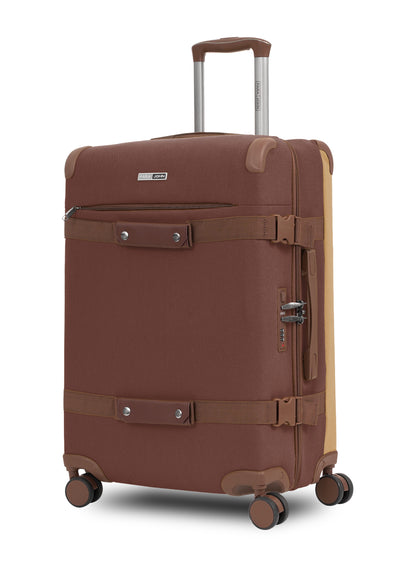 Parajohn Retro Series 3 Piece Lightweight Luggage Set | Small 10KG, Medium 20KG & Large 30KG ABS 8 Wheels Luggage