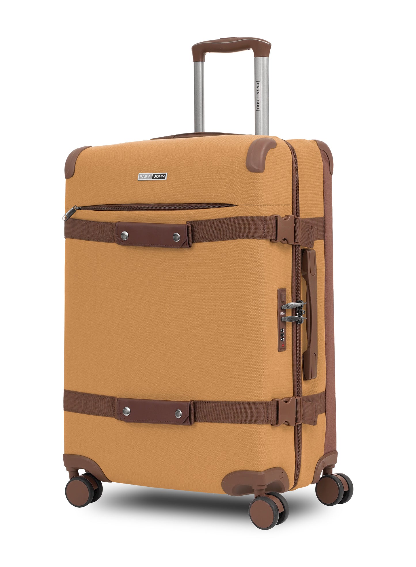 Parajohn Retro Series 3 Piece Lightweight Luggage Set | Small 10KG, Medium 20KG & Large 30KG ABS 8 Wheels Luggage