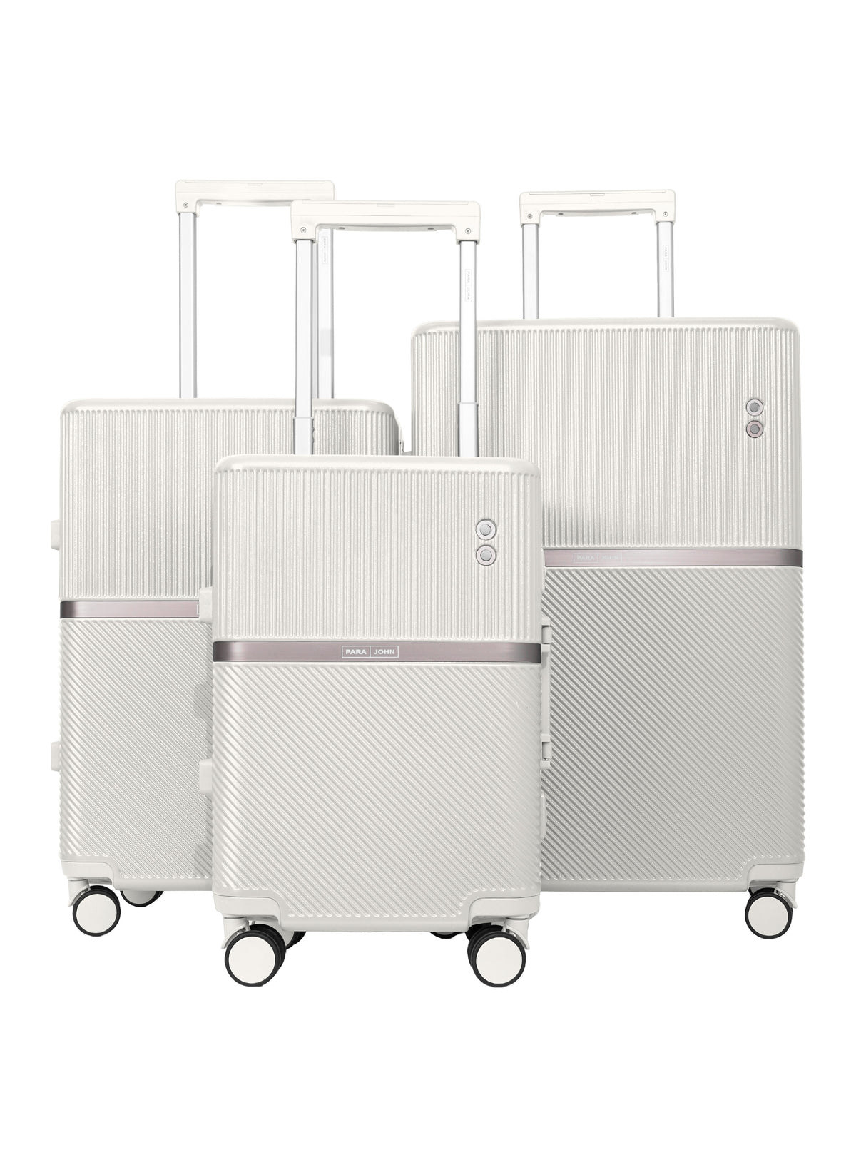 Parajohn PRIMEVAULT - Zipperless PC Luggage Set of 3