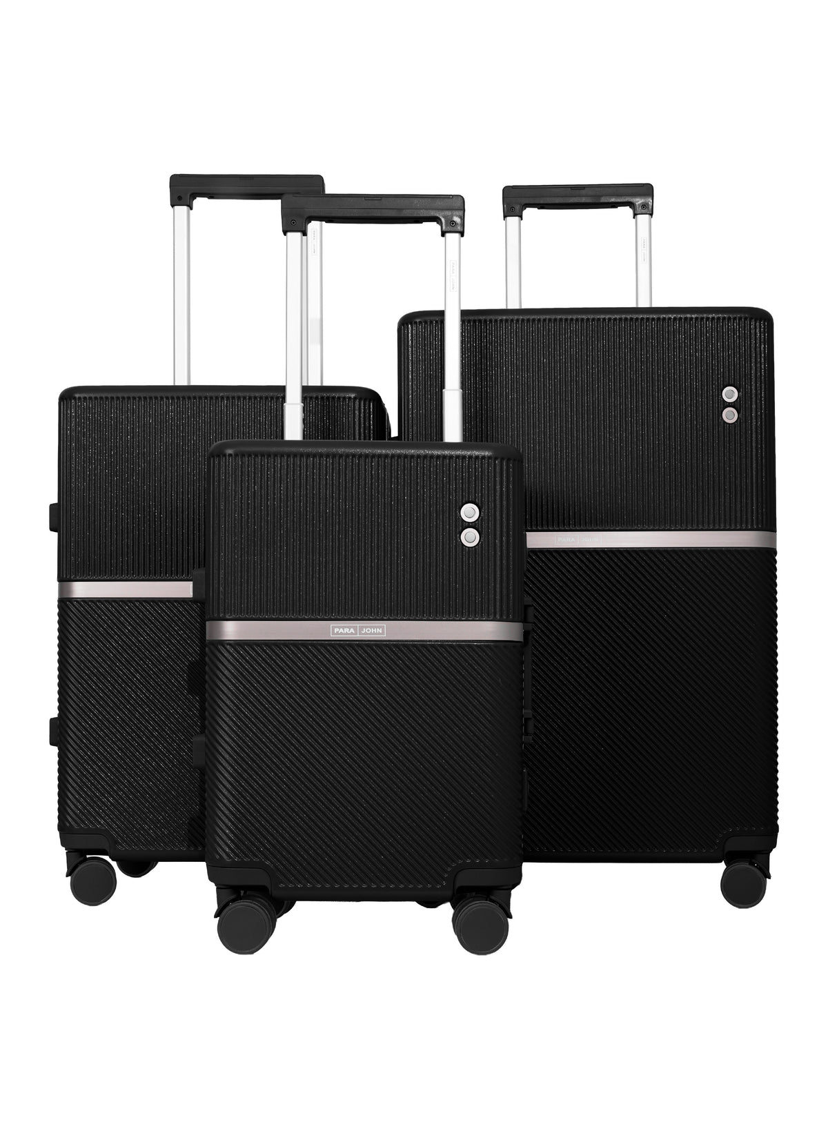 Parajohn PRIMEVAULT - Zipperless PC Luggage Set of 3