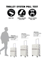 Parajohn PRIMEVAULT - Zipperless PC Luggage Set of 3  PARAJOHN UAE