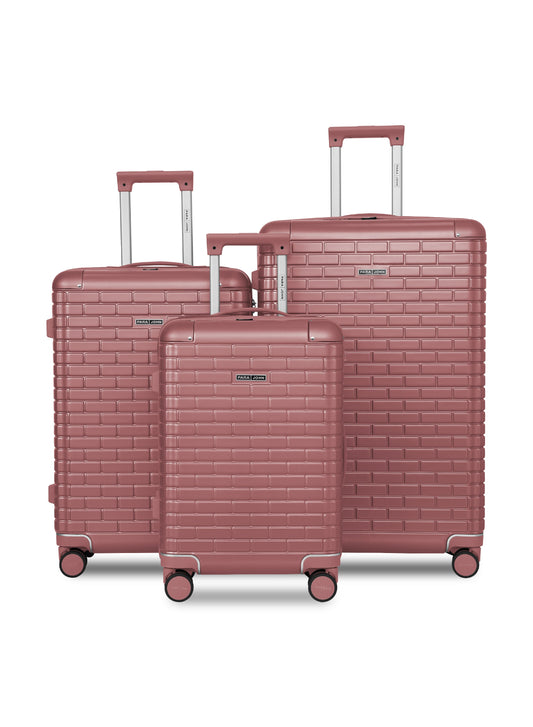 Parajohn 3 PCS PC Luggage Set – 20”,24”,28” Hard Shell Suitcases with 8 Spinner Wheels, Durable Polycarbonate Travel Trolley Set  PARAJOHN UAE