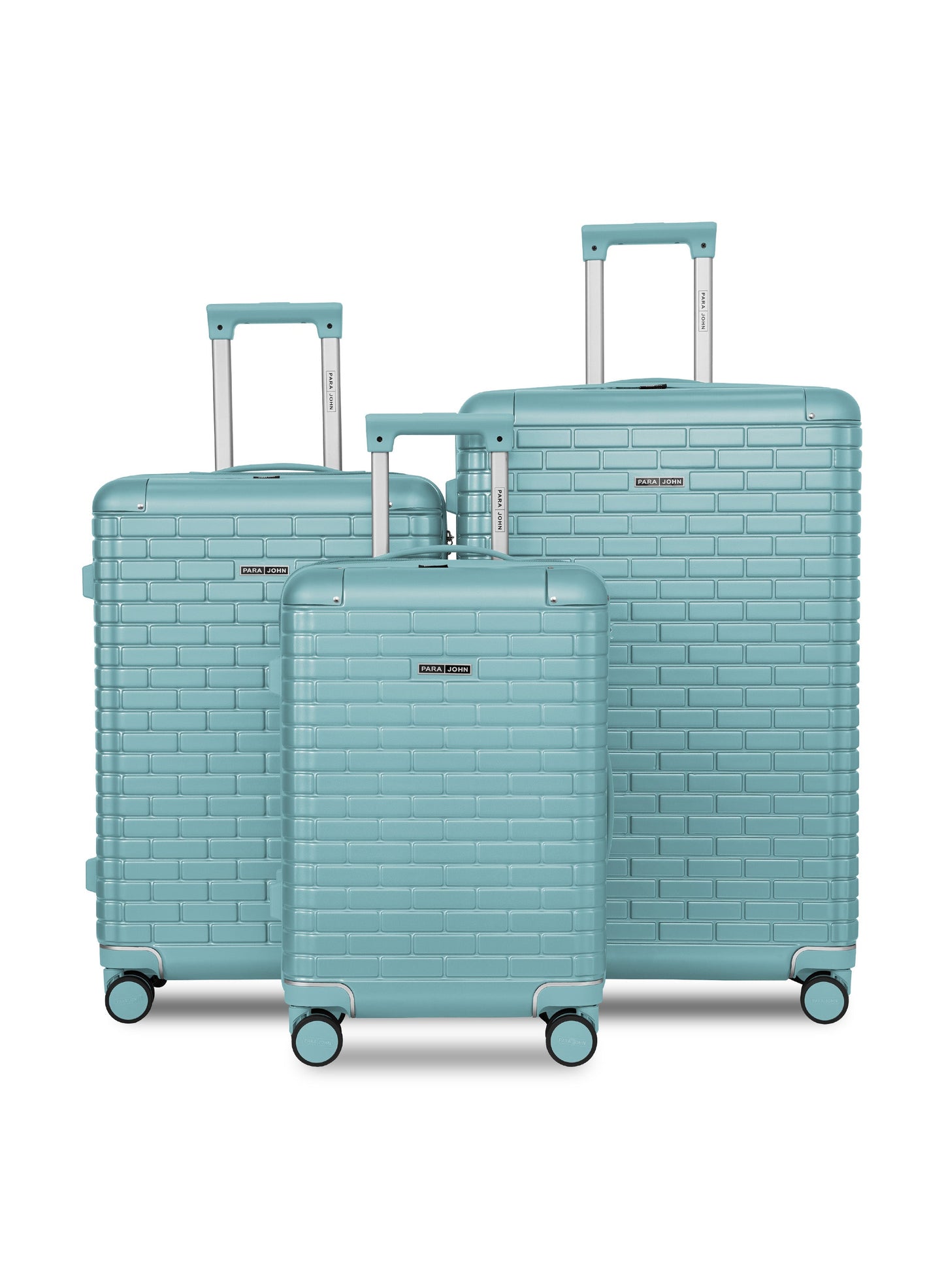 Parajohn 3 PCS PC Luggage Set – 20”,24”,28” Hard Shell Suitcases with 8 Spinner Wheels, Durable Polycarbonate Travel Trolley Set  PARAJOHN UAE