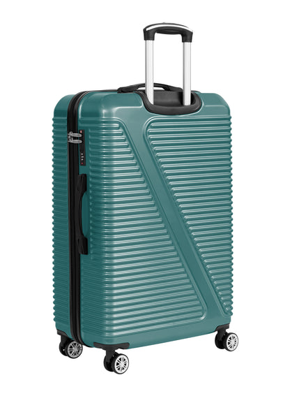 Parajohn Aeris 3-Piece Set ABS+PC Luggage Set Lightweight Small 10KG, Medium 20KG & Large 30KG 8 Wheels Trolley Hardsided Travel Suitcase