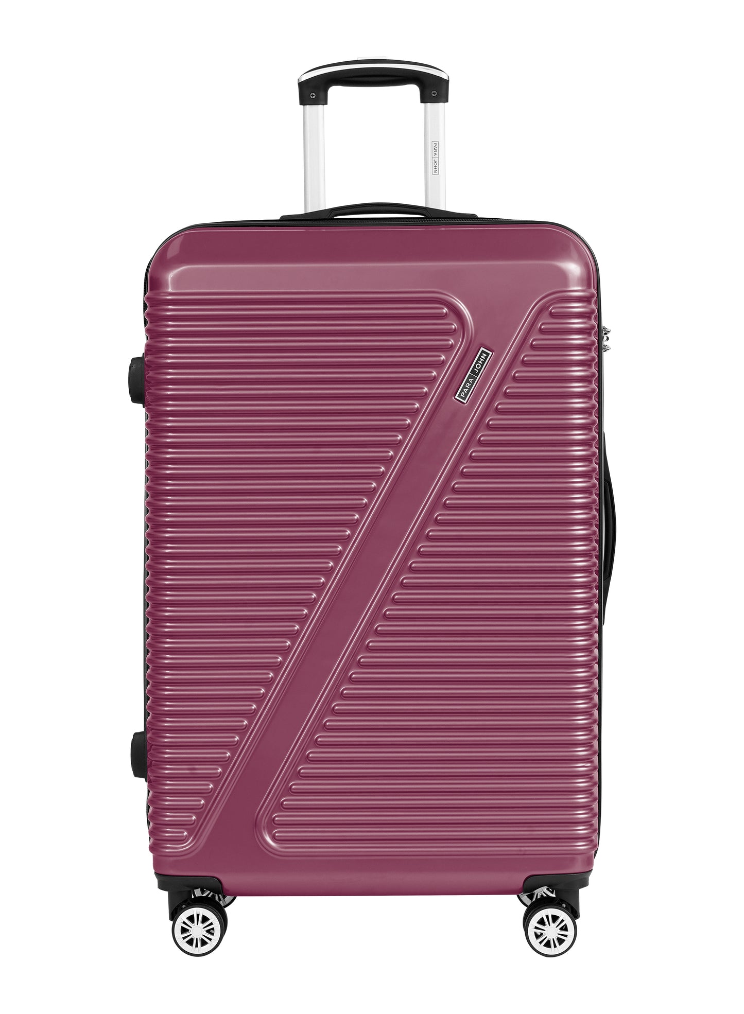 Parajohn Aeris 3-Piece Set ABS+PC Luggage Set Lightweight Small 10KG, Medium 20KG & Large 30KG 8 Wheels Trolley Hardsided Travel Suitcase