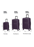 Parajohn STRATO - 8-Wheel PC Luggage Set of 3  PARAJOHN UAE