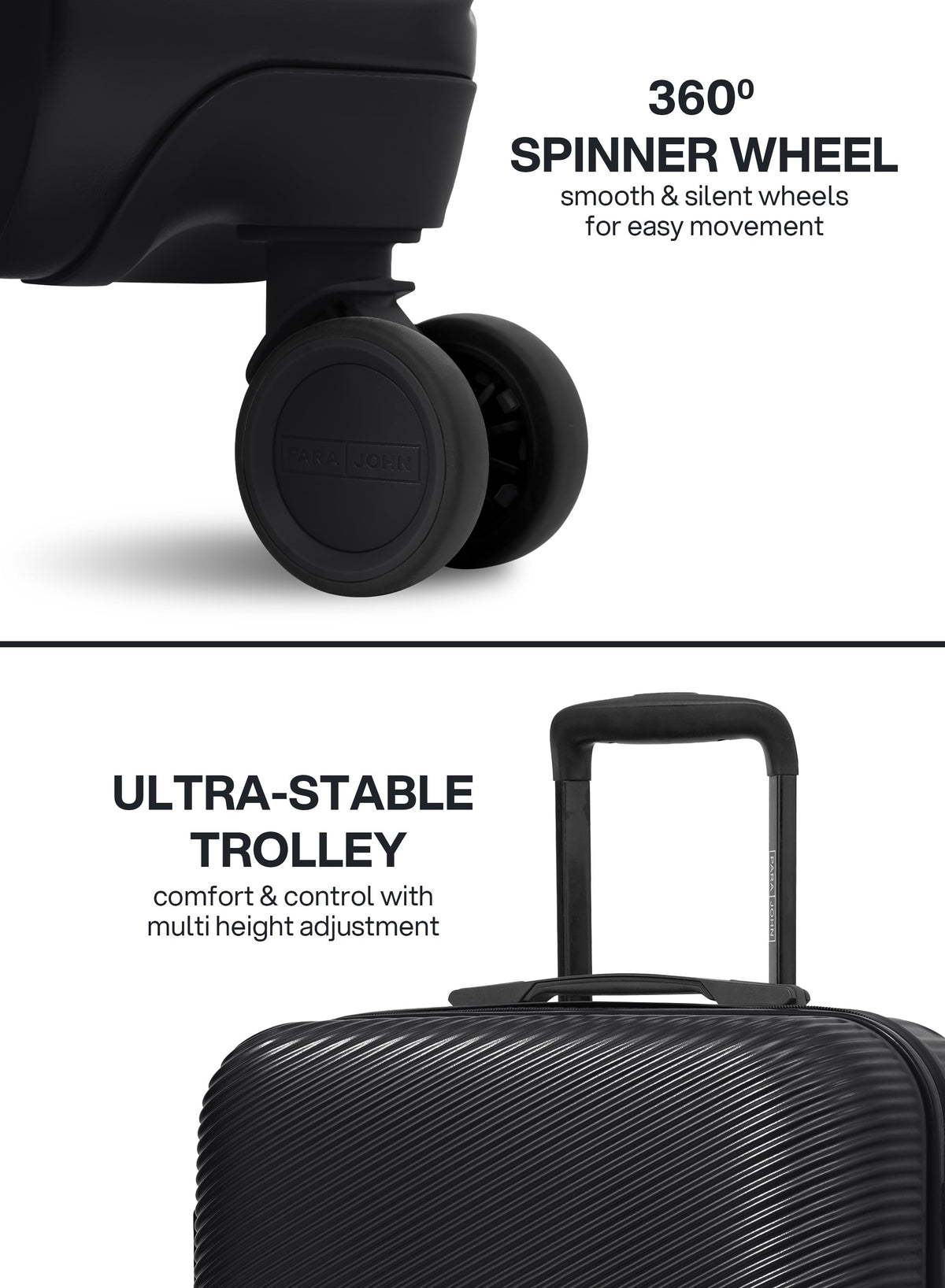 Parajohn STRATO - 8-Wheel PC Luggage Set of 3  PARAJOHN UAE