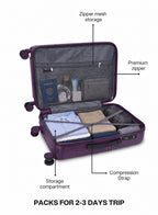 Parajohn STRATO - 8-Wheel PC Luggage Set of 3  PARAJOHN UAE