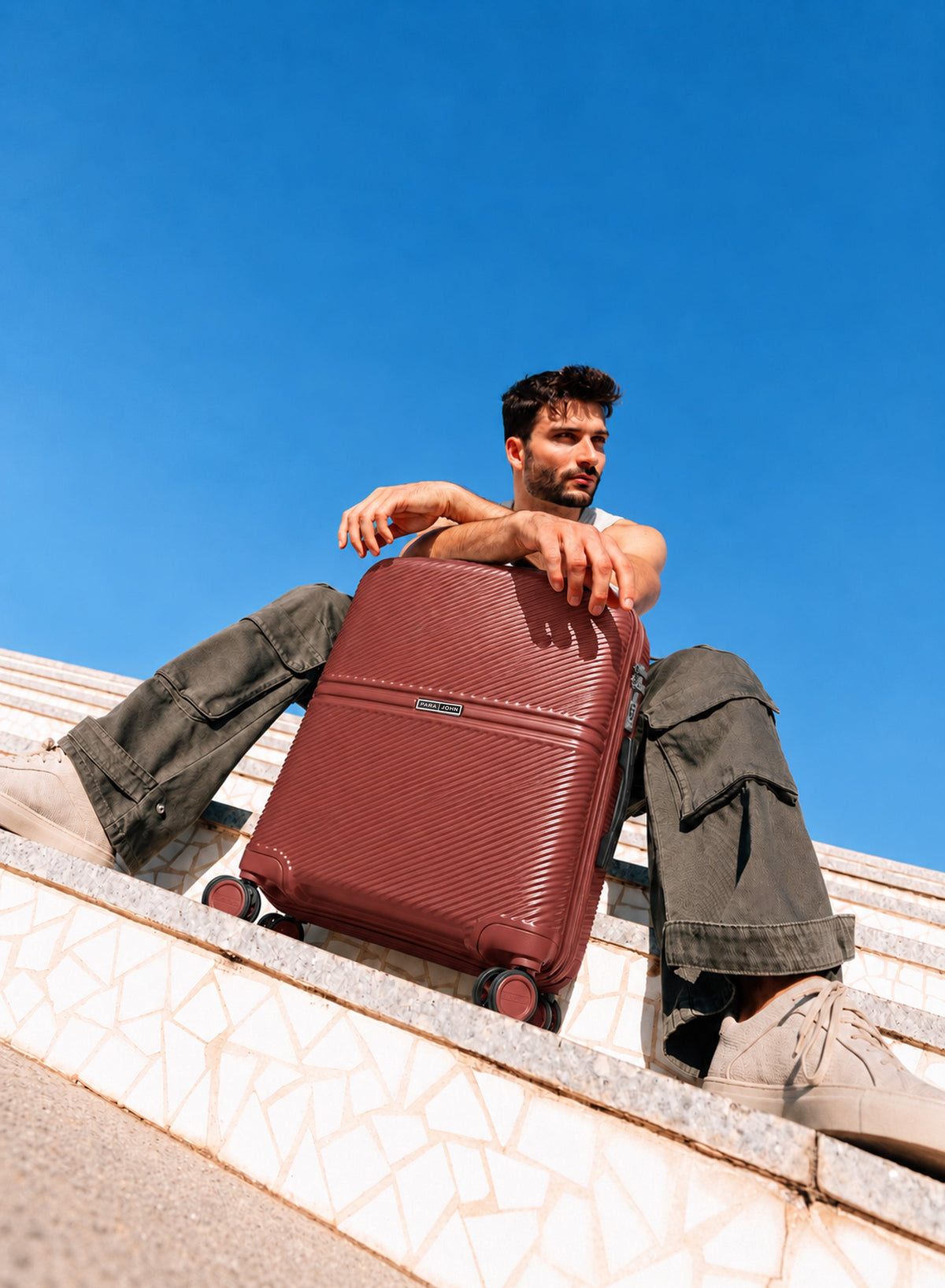 Parajohn STRATO - 8-Wheel PC Luggage Set of 3  PARAJOHN UAE