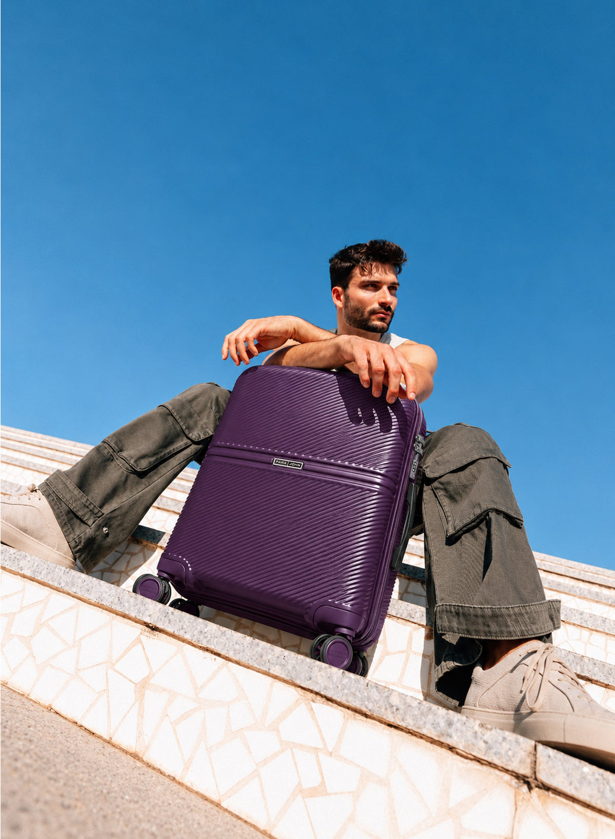 Parajohn STRATO - 8-Wheel PC Luggage Set of 3  PARAJOHN UAE