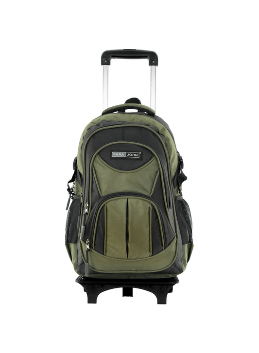 Parajohn Trolley Backpack – 18” Rolling School Bag with Wheels & Telescopic Handle  PARAJOHN UAE