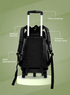 Parajohn Trolley Backpack – 18” Rolling School Bag with Wheels & Telescopic Handle  PARAJOHN UAE