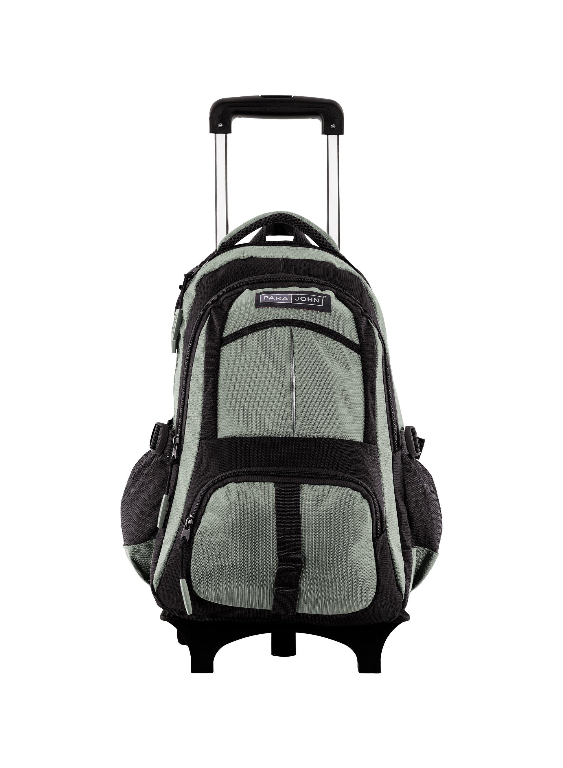 Parajohn Trolley Backpack with Wheels – Rolling School & Travel Backpack with Telescopic Handle, Heavy Duty Wheels & Multiple Compartments (16”, 18”, 20”)  PARAJOHN UAE