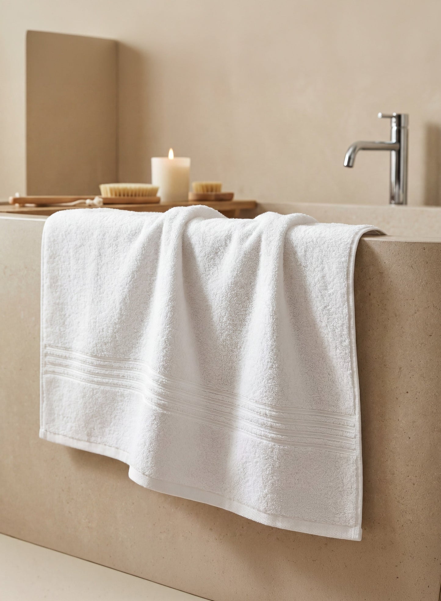 ParryLife Luxurious 100%Cotton 1 Piece, 500 GSM, Fade Resistant & Highly Absorbent, 70x140 cm  PARAJOHN UAE