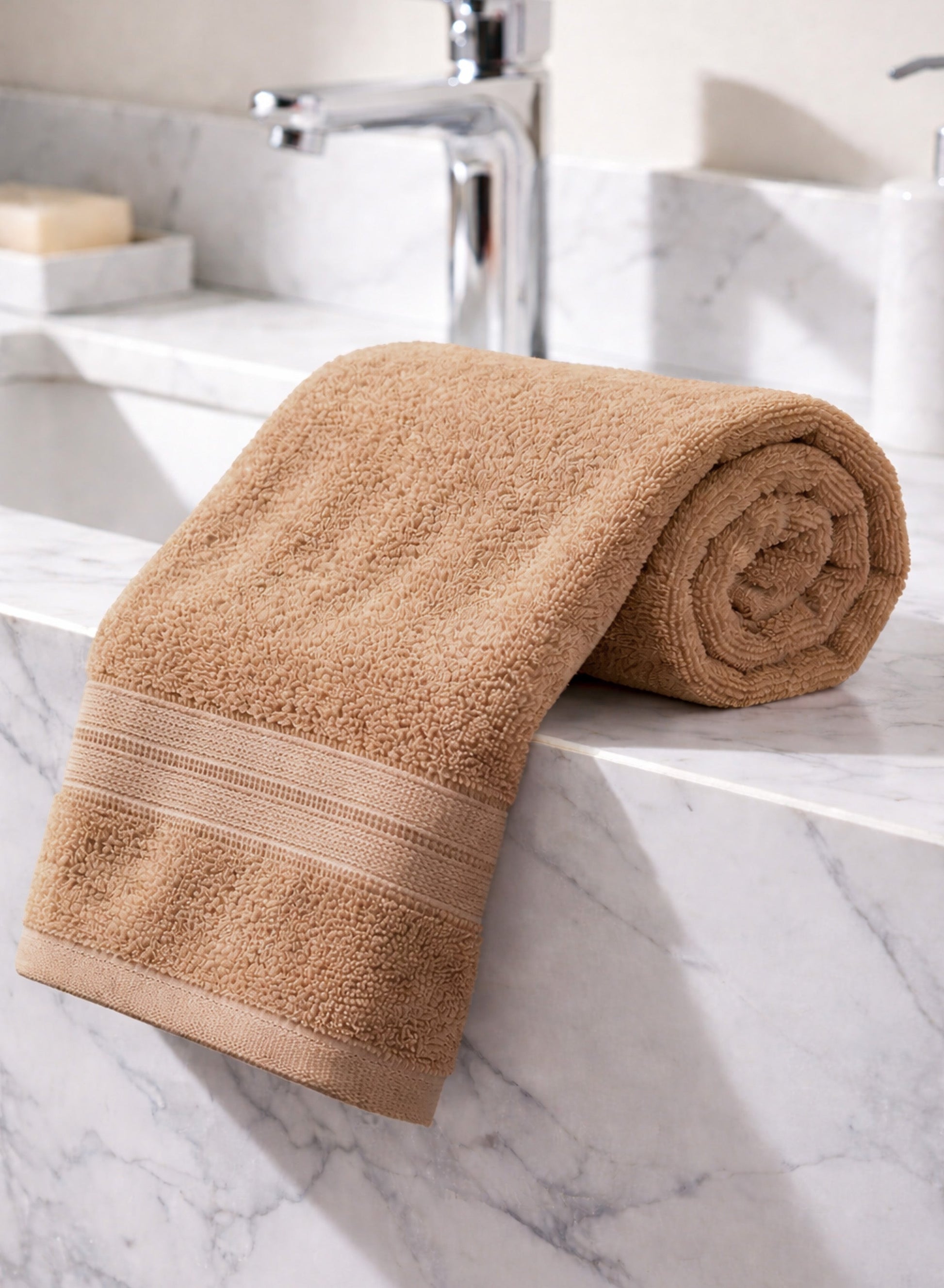 Parrylife Solo Bath Towel70x140 CM Soft Touch & Eco-Friendly Cotton Blend Towel with Solid Color Fastness  PARAJOHN UAE