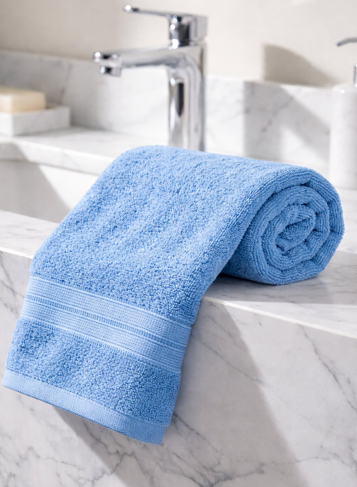 Parrylife Solo Bath Towel70x140 CM Soft Touch & Eco-Friendly Cotton Blend Towel with Solid Color Fastness  PARAJOHN UAE