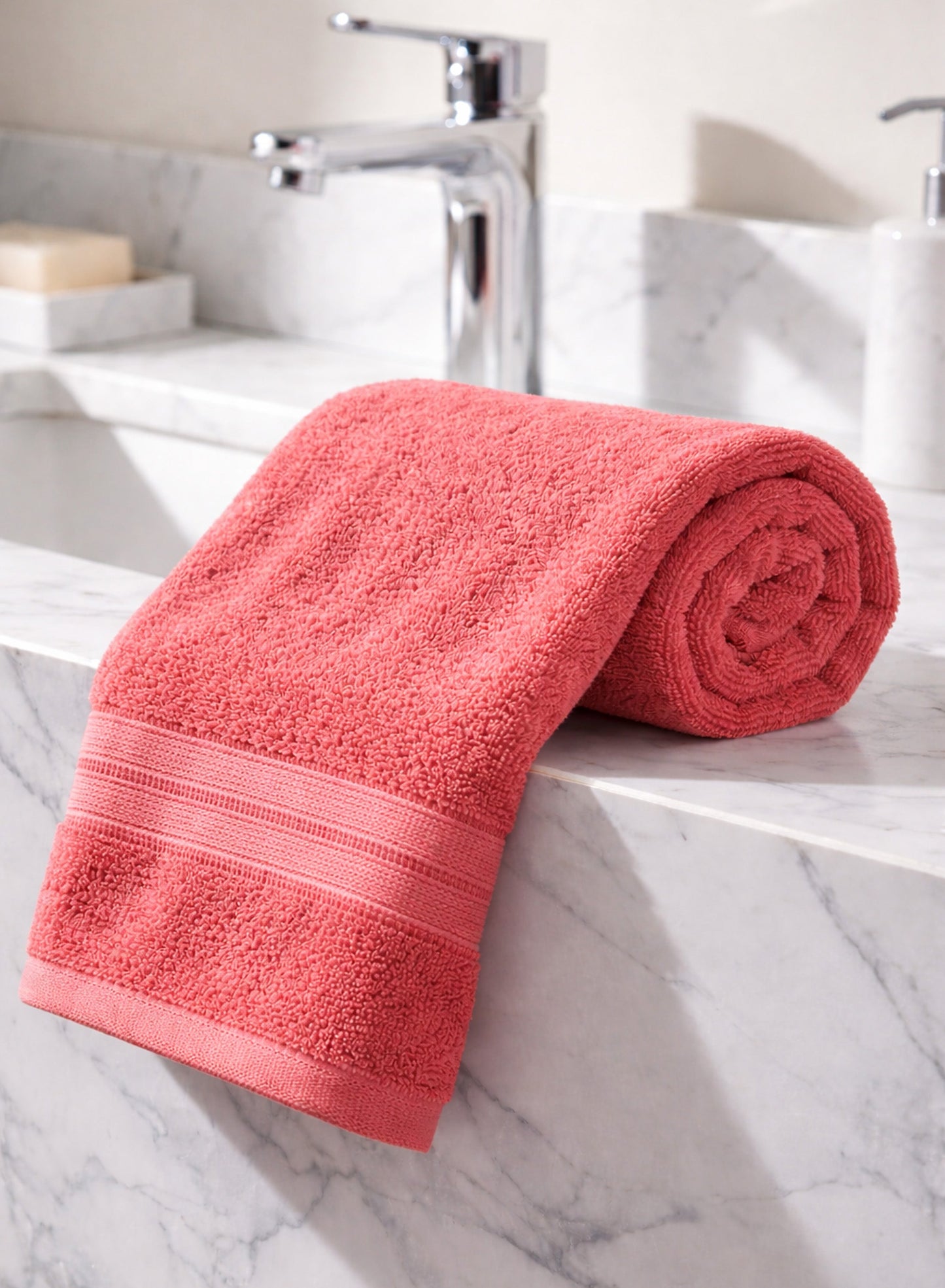 Parrylife Solo Bath Towel70x140 CM Soft Touch & Eco-Friendly Cotton Blend Towel with Solid Color Fastness  PARAJOHN UAE