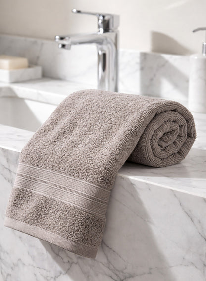 Parrylife Solo Bath Towel70x140 CM Soft Touch & Eco-Friendly Cotton Blend Towel with Solid Color Fastness  PARAJOHN UAE