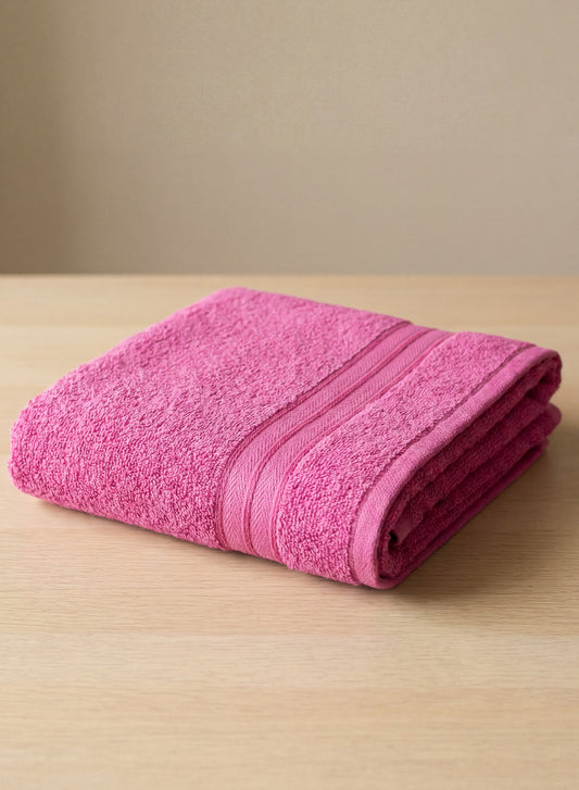 Parrylife Solo Bath Towel70x140 CM Soft Touch & Eco-Friendly Cotton Blend Towel with Solid Color Fastness