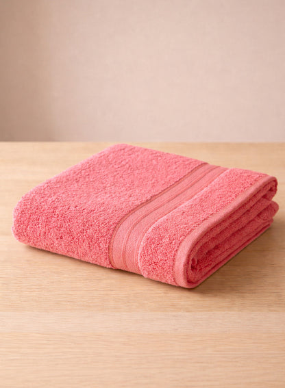 Parrylife Solo Bath Towel70x140 CM Soft Touch & Eco-Friendly Cotton Blend Towel with Solid Color Fastness  PARAJOHN UAE