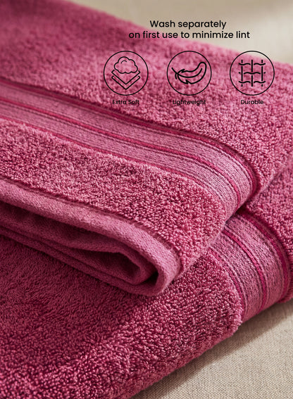 Parrylife Solo Bath Towel70x140 CM Soft Touch & Eco-Friendly Cotton Blend Towel with Solid Color Fastness  PARAJOHN UAE