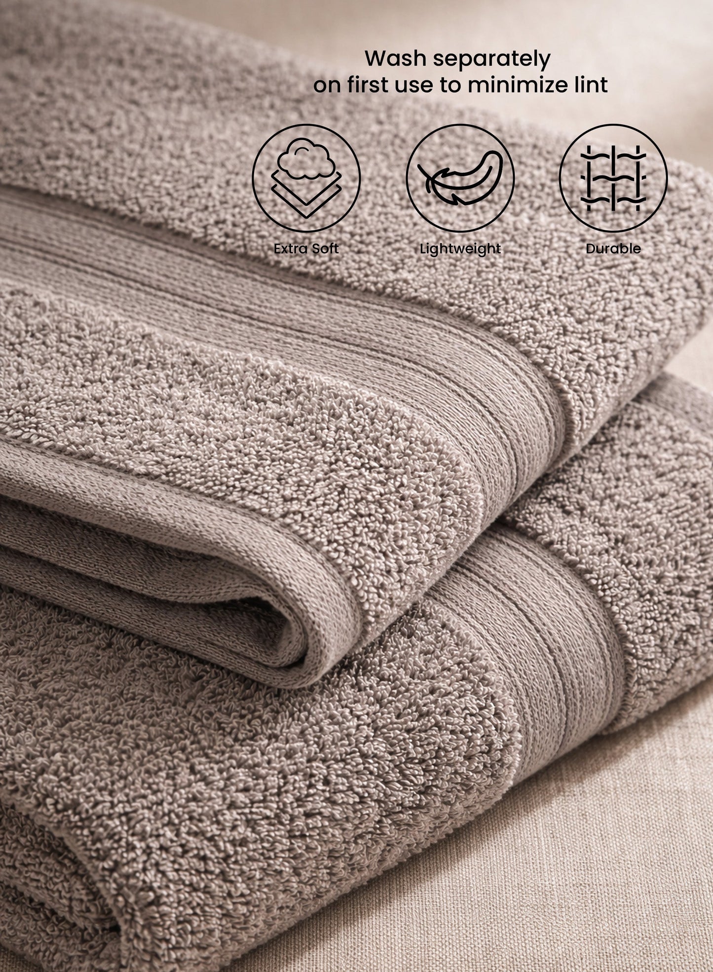 Parrylife Solo Bath Towel70x140 CM Soft Touch & Eco-Friendly Cotton Blend Towel with Solid Color Fastness  PARAJOHN UAE