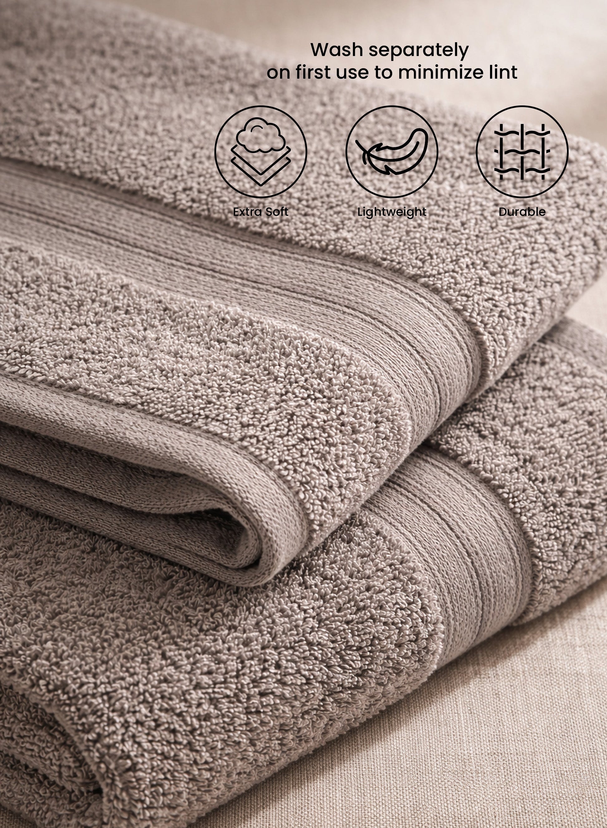 Parrylife Solo Bath Towel70x140 CM Soft Touch & Eco-Friendly Cotton Blend Towel with Solid Color Fastness  PARAJOHN UAE