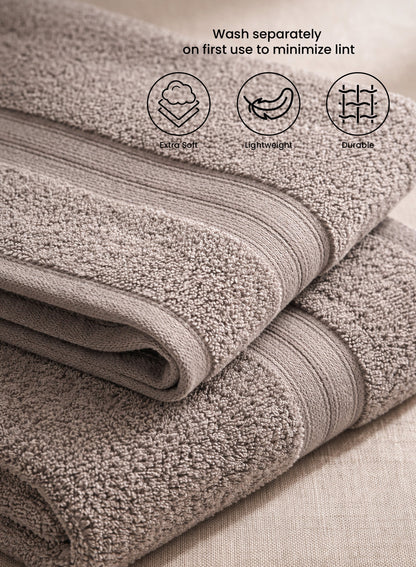 Parrylife Solo Bath Towel70x140 CM Soft Touch & Eco-Friendly Cotton Blend Towel with Solid Color Fastness  PARAJOHN UAE