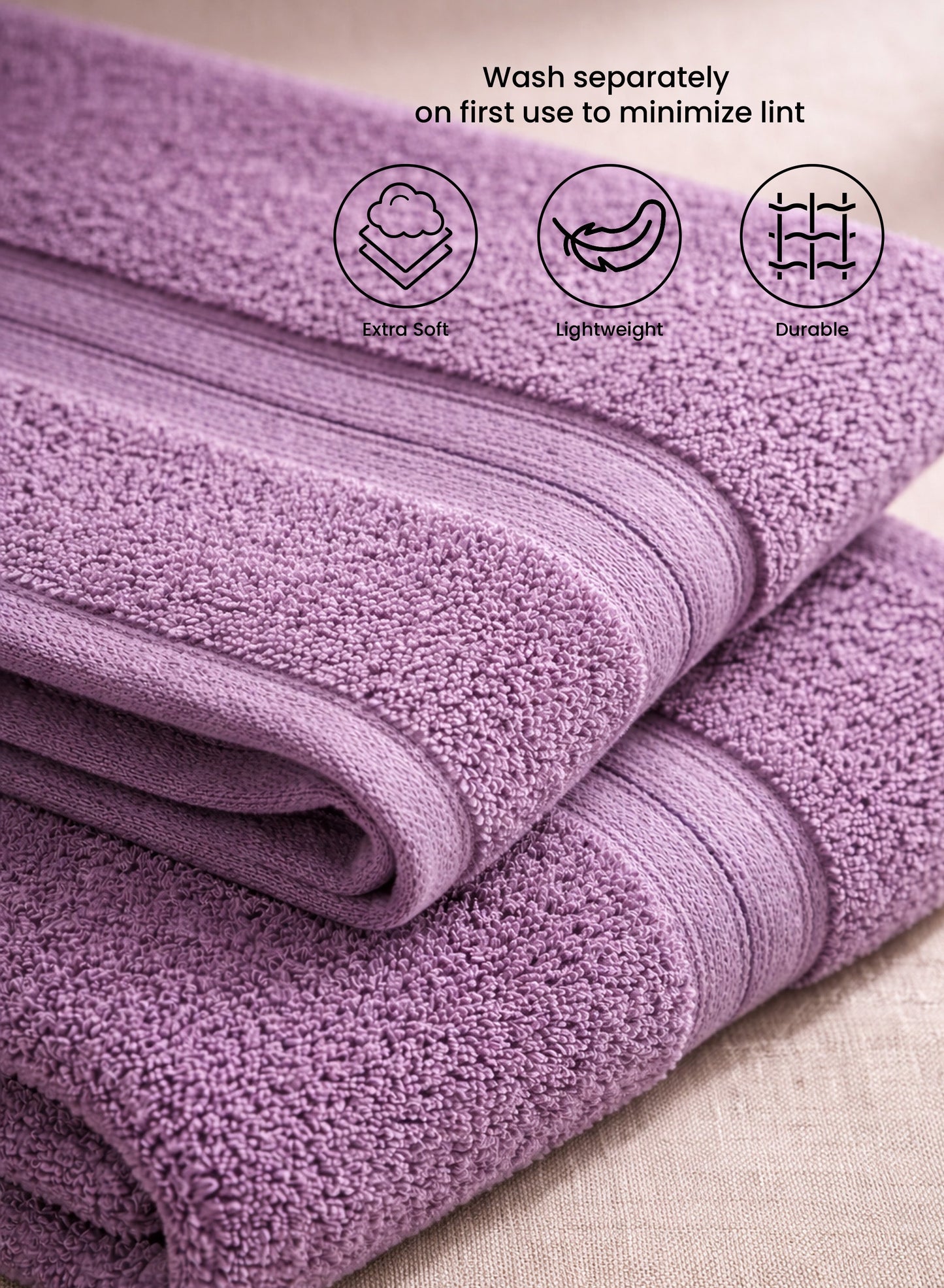 Parrylife Solo Bath Towel70x140 CM Soft Touch & Eco-Friendly Cotton Blend Towel with Solid Color Fastness  PARAJOHN UAE
