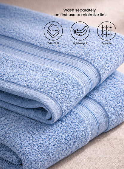 Parrylife Solo Bath Towel70x140 CM Soft Touch & Eco-Friendly Cotton Blend Towel with Solid Color Fastness  PARAJOHN UAE