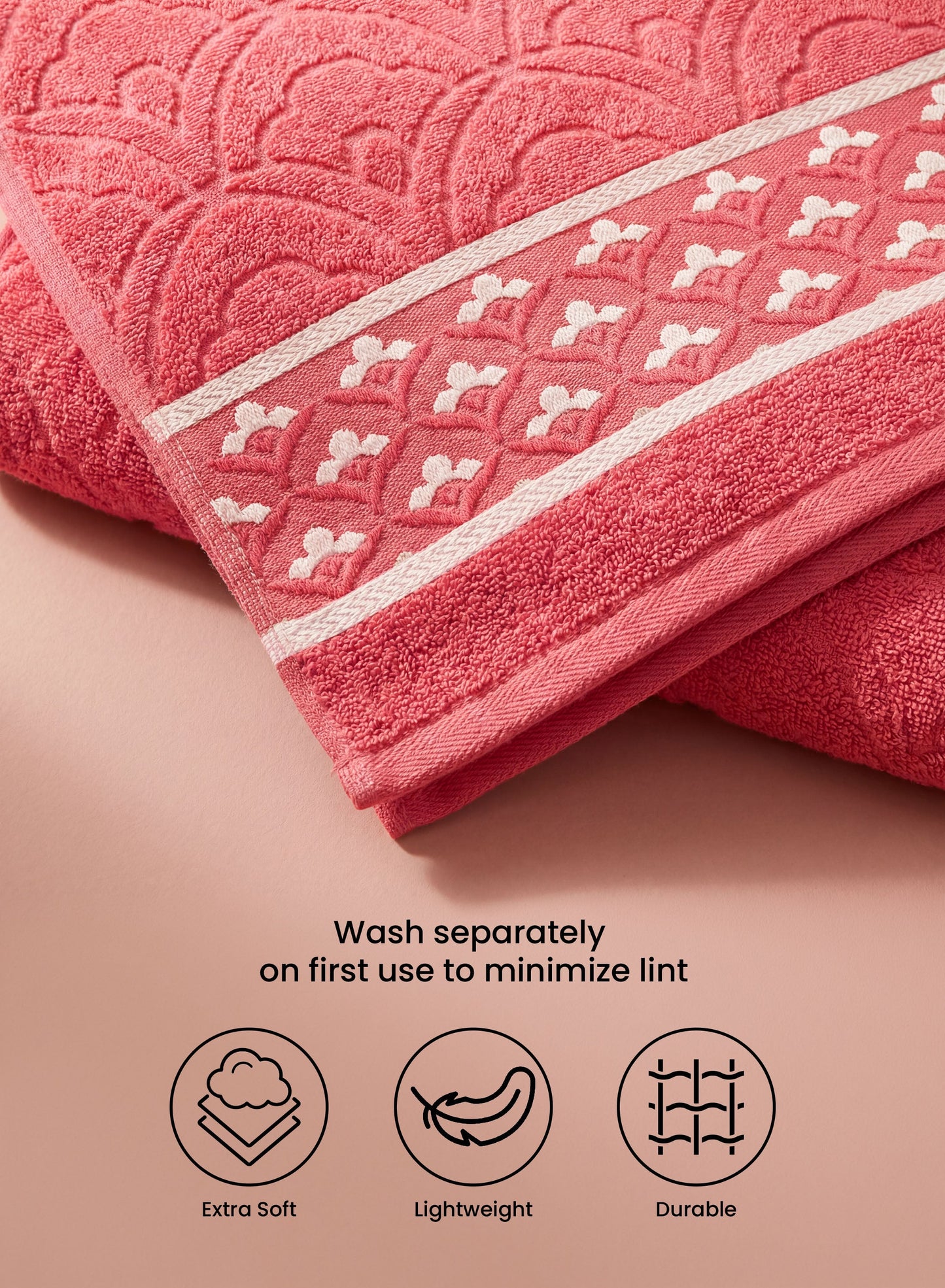 Parrylife Solo Bath Towel  Highly Absorbent & Fade Resistant Cotton Blend 70x140 CM Home & Travel Towel  PARAJOHN UAE
