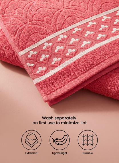 Parrylife Solo Bath Towel  Highly Absorbent & Fade Resistant Cotton Blend 70x140 CM Home & Travel Towel  PARAJOHN UAE