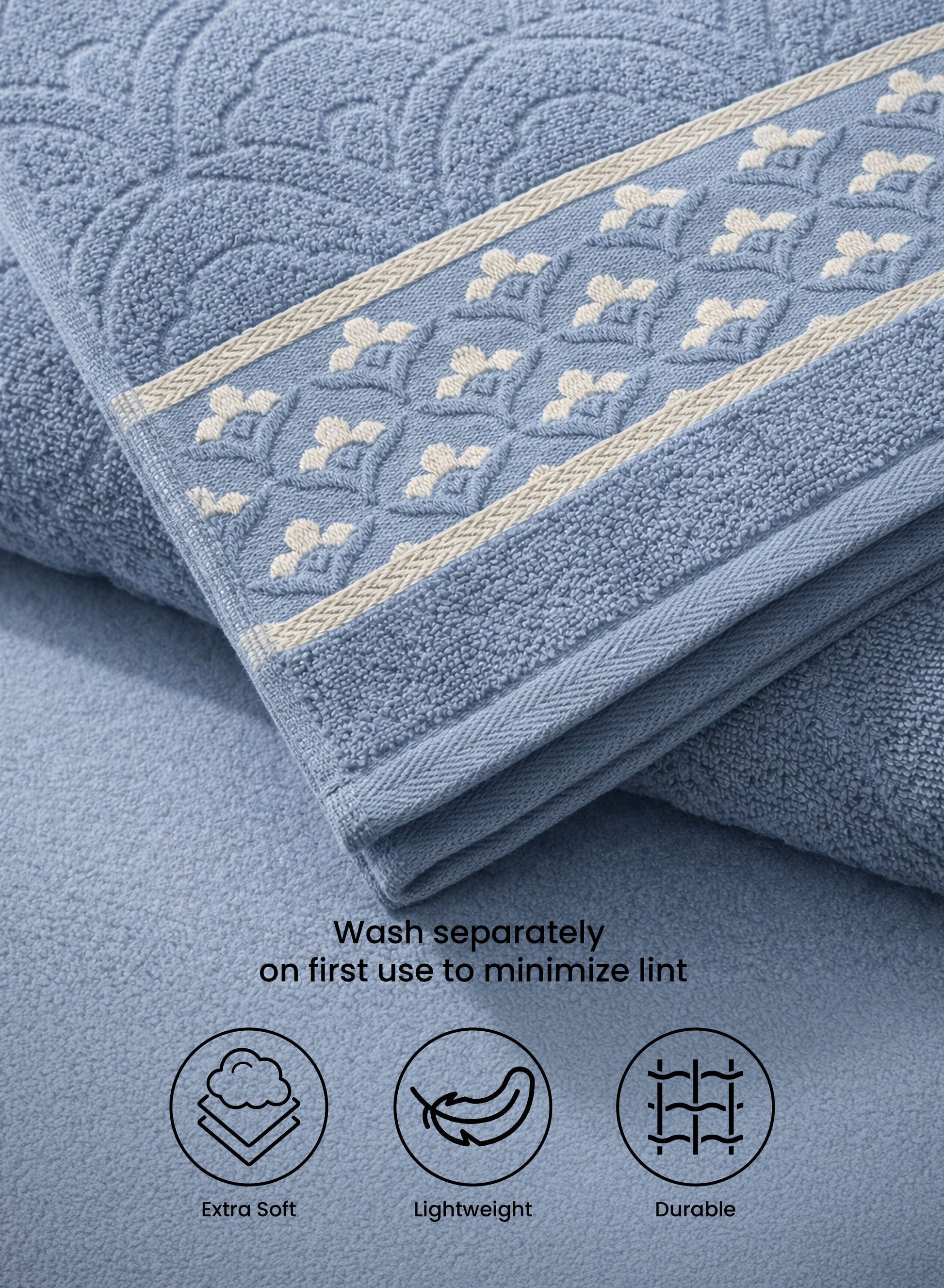 Parrylife Solo Bath Towel  Highly Absorbent & Fade Resistant Cotton Blend 70x140 CM Home & Travel Towel  PARAJOHN UAE