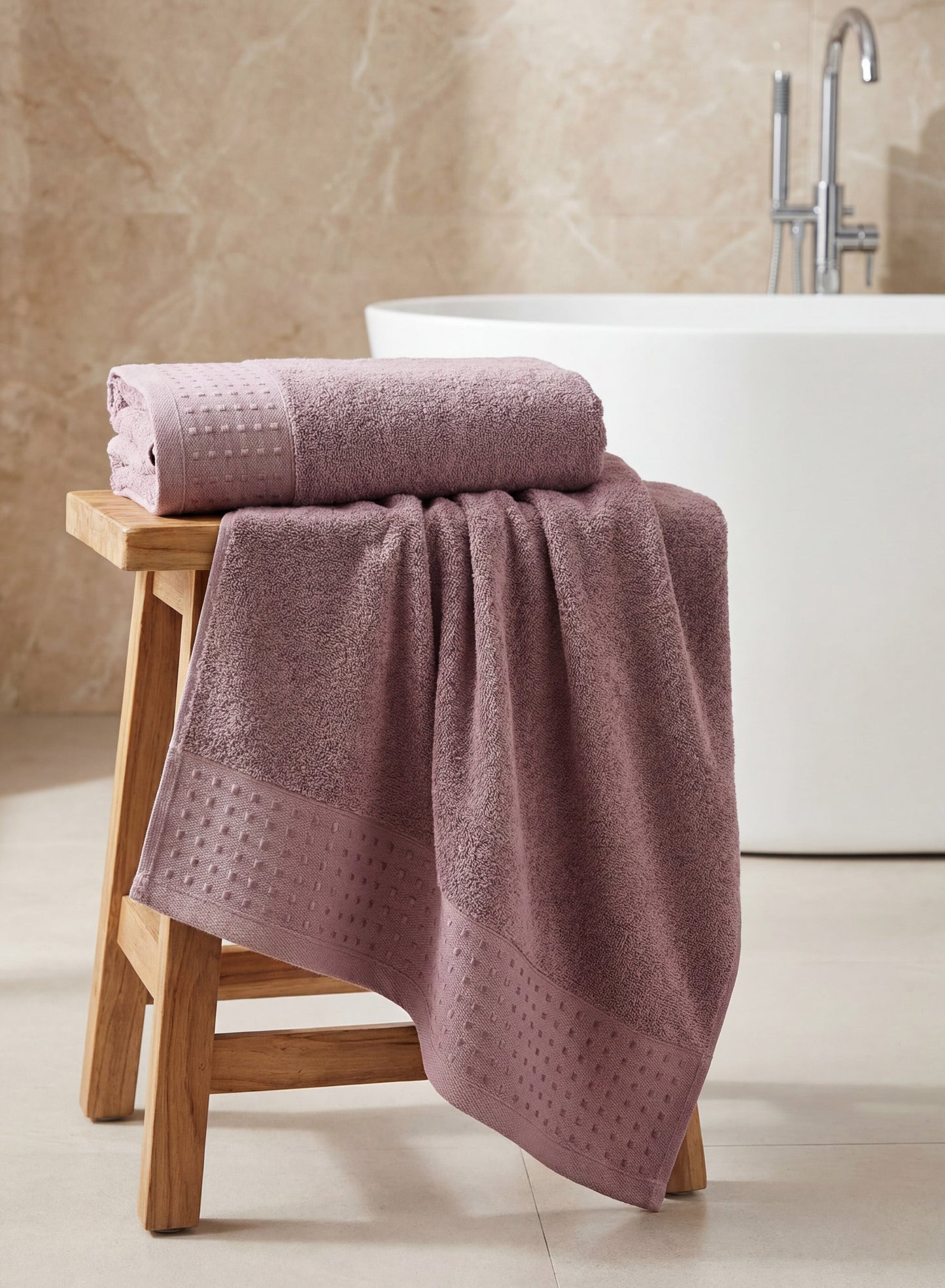 Parrylife Comfort Plus Bath Towel – Soft & Highly Absorbent Cotton Blend, Fade-Resistant, 70×140 cm  PARAJOHN UAE