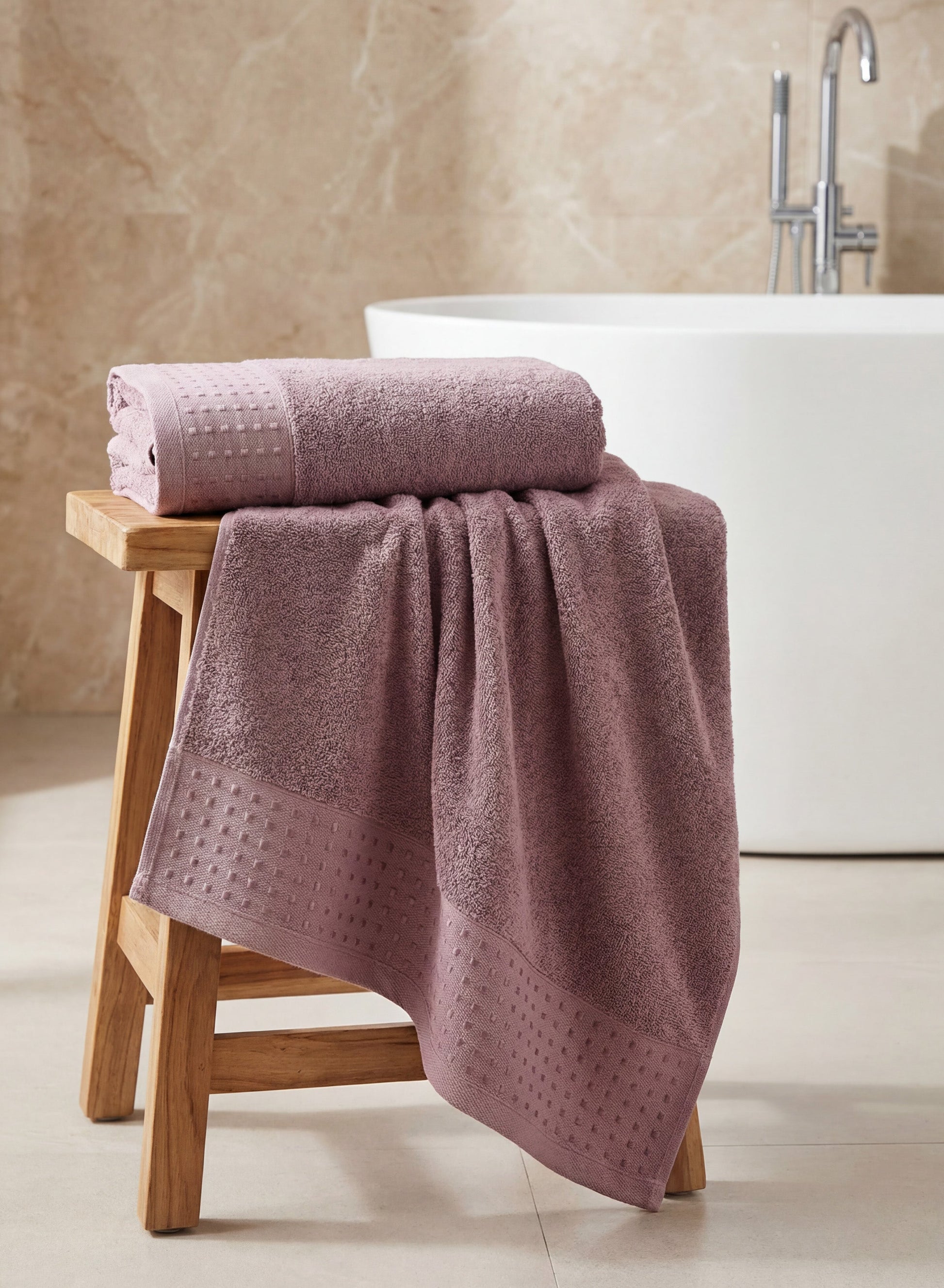Parrylife Comfort Plus Bath Towel – Soft & Highly Absorbent Cotton Blend, Fade-Resistant, 70×140 cm  PARAJOHN UAE