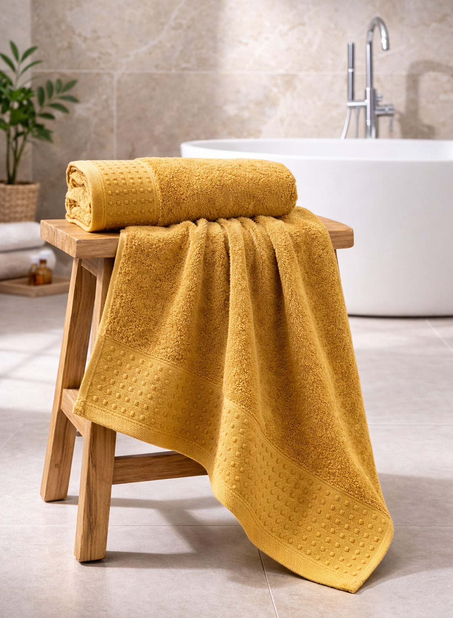 Parrylife Comfort Plus Bath Towel – Soft & Highly Absorbent Cotton Blend, Fade-Resistant, 70×140 cm  PARAJOHN UAE