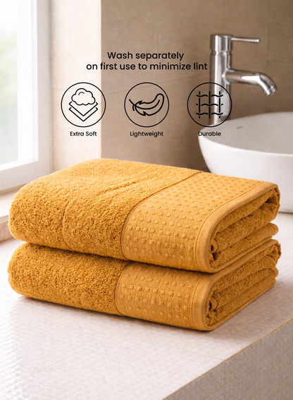 Parrylife Comfort Plus Bath Towel – Soft & Highly Absorbent Cotton Blend, Fade-Resistant, 70×140 cm  PARAJOHN UAE