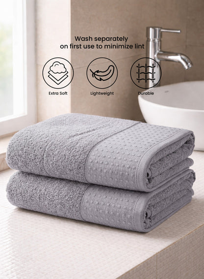 Parrylife Comfort Plus Bath Towel – Soft & Highly Absorbent Cotton Blend, Fade-Resistant, 70×140 cm  PARAJOHN UAE
