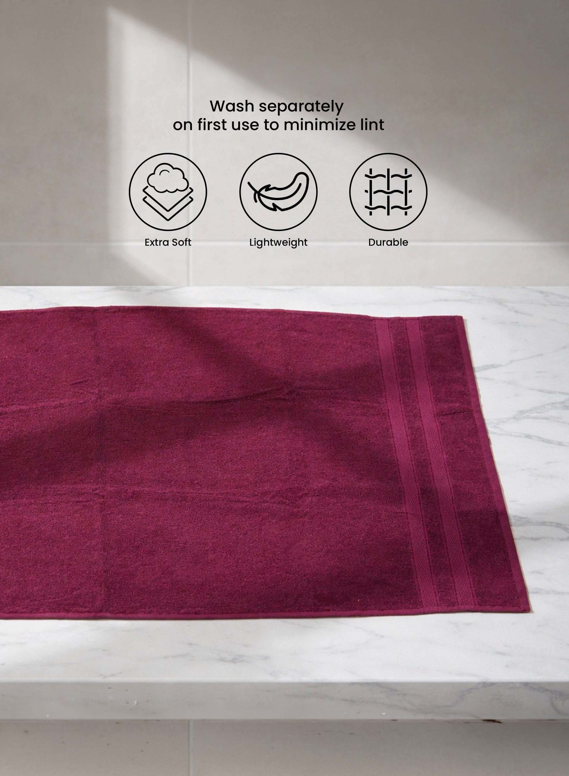 Parry Life 100% Cotton Bath Towel – 600 GSM Ultra-Absorbent, Soft & Fade-Resistant 90x180 cm Towel  PARAJOHN UAE
