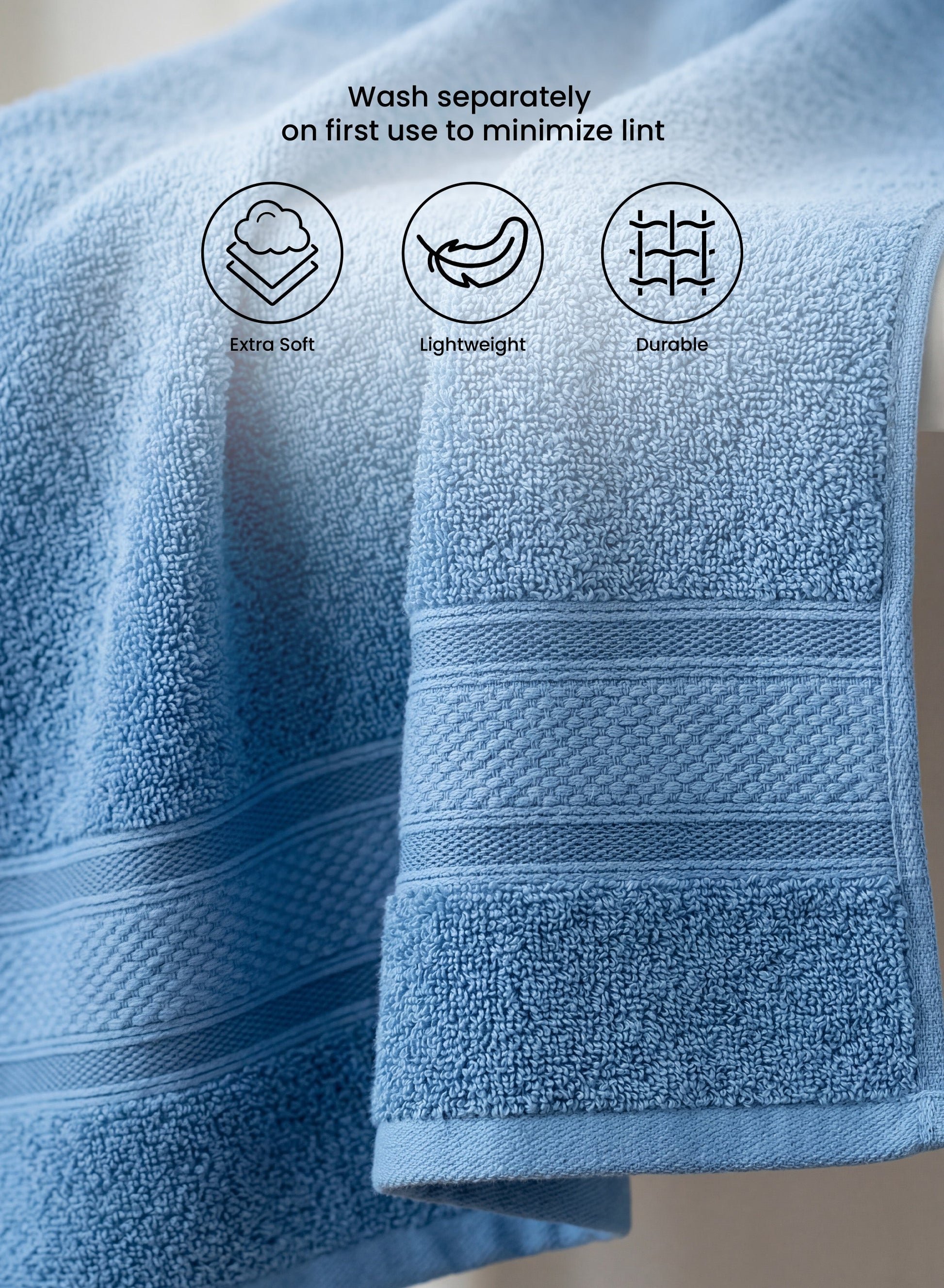 Parajohn PARRY LIFE Cotton Bath Towel — Ultra Absorbent Comfort | 550 GSM  PARAJOHN UAE
