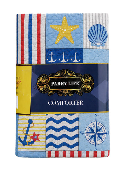 Parajohn Parrylife Kids Printed Polyester Comforter 160 × 220 cm | Lightweight Soft Single Bed Comforter | Colorful Cartoon Bedding for Kids Bedroom  PARAJOHN UAE