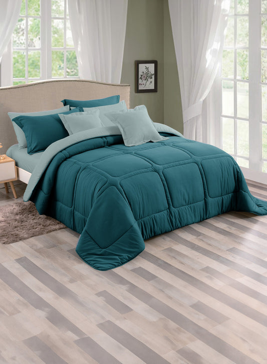 Parajohn Parry Life 6PCS Microfiber Comforter Set – Ultra Soft Bedding Set with Fitted Sheet, Pillow Cases & Cushions (Breathable, Lightweight)  PARAJOHN UAE