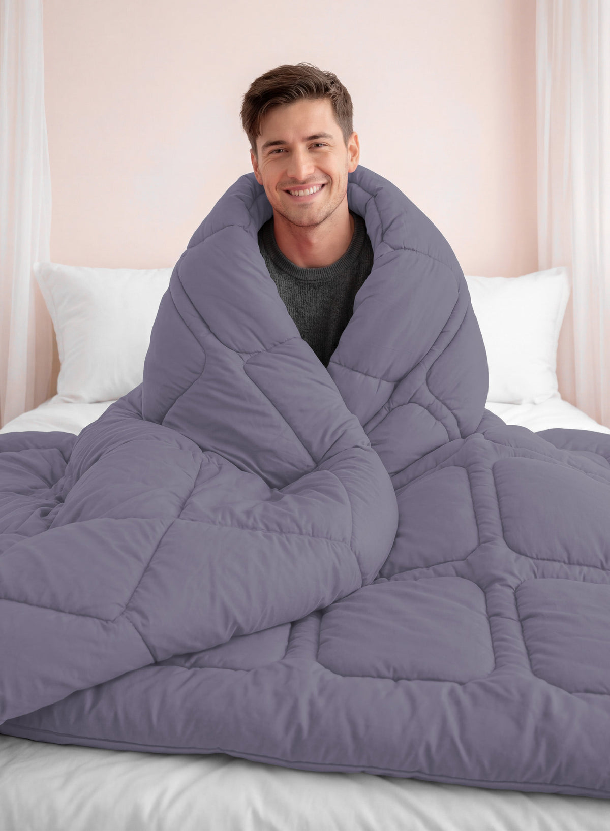 Parajohn Parry Life Comforter — Ultra Soft Warm Bedding | Microfiber, 220×240 cm  PARAJOHN UAE