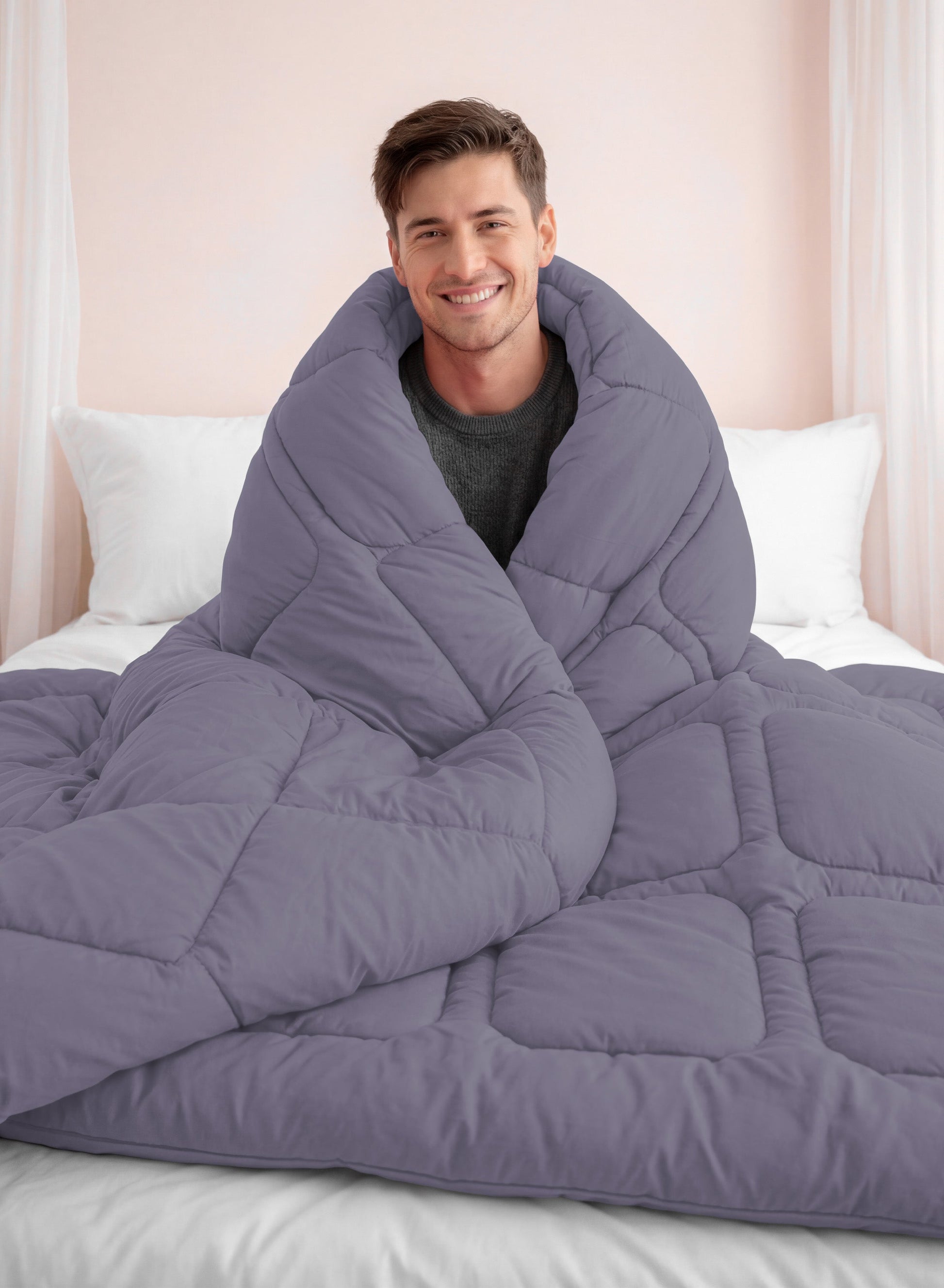 Parajohn Parry Life Comforter — Ultra Soft Warm Bedding | Microfiber, 220×240 cm  PARAJOHN UAE