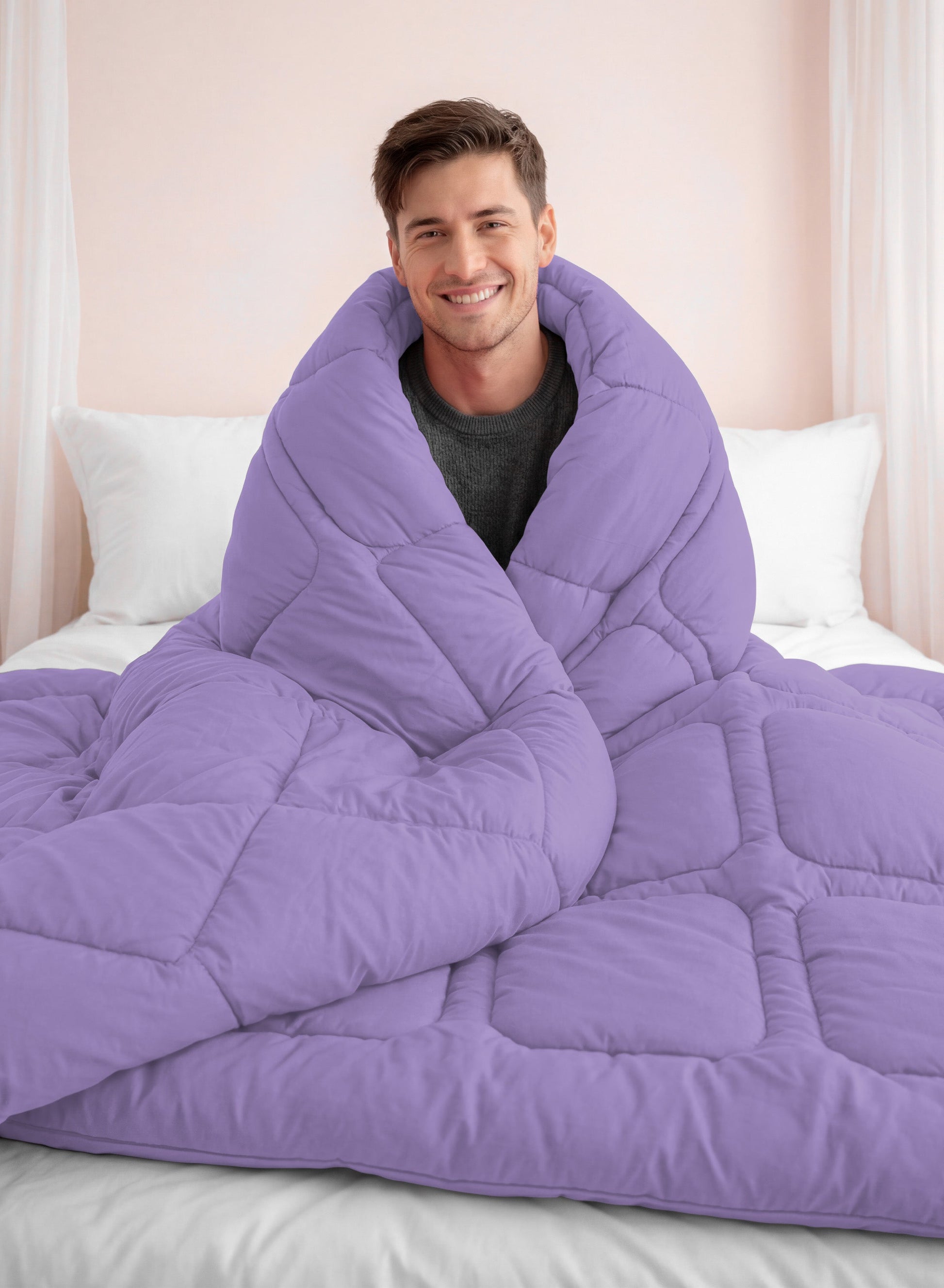 Parajohn Parry Life Comforter — Ultra Soft Warm Bedding | Microfiber, 220×240 cm  PARAJOHN UAE