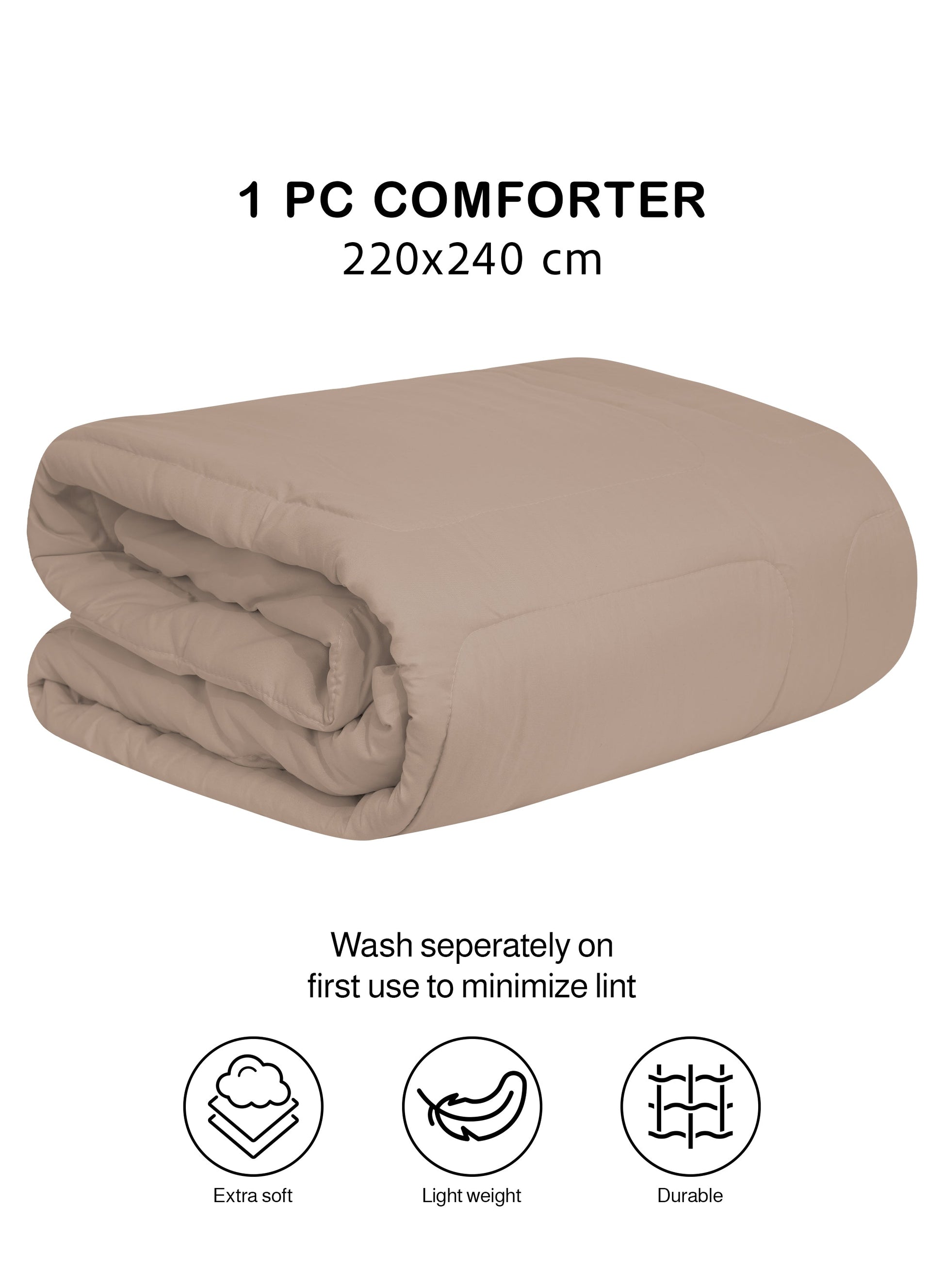 Parajohn Parry Life Comforter — Ultra Soft Warm Bedding | Microfiber, 220×240 cm  PARAJOHN UAE