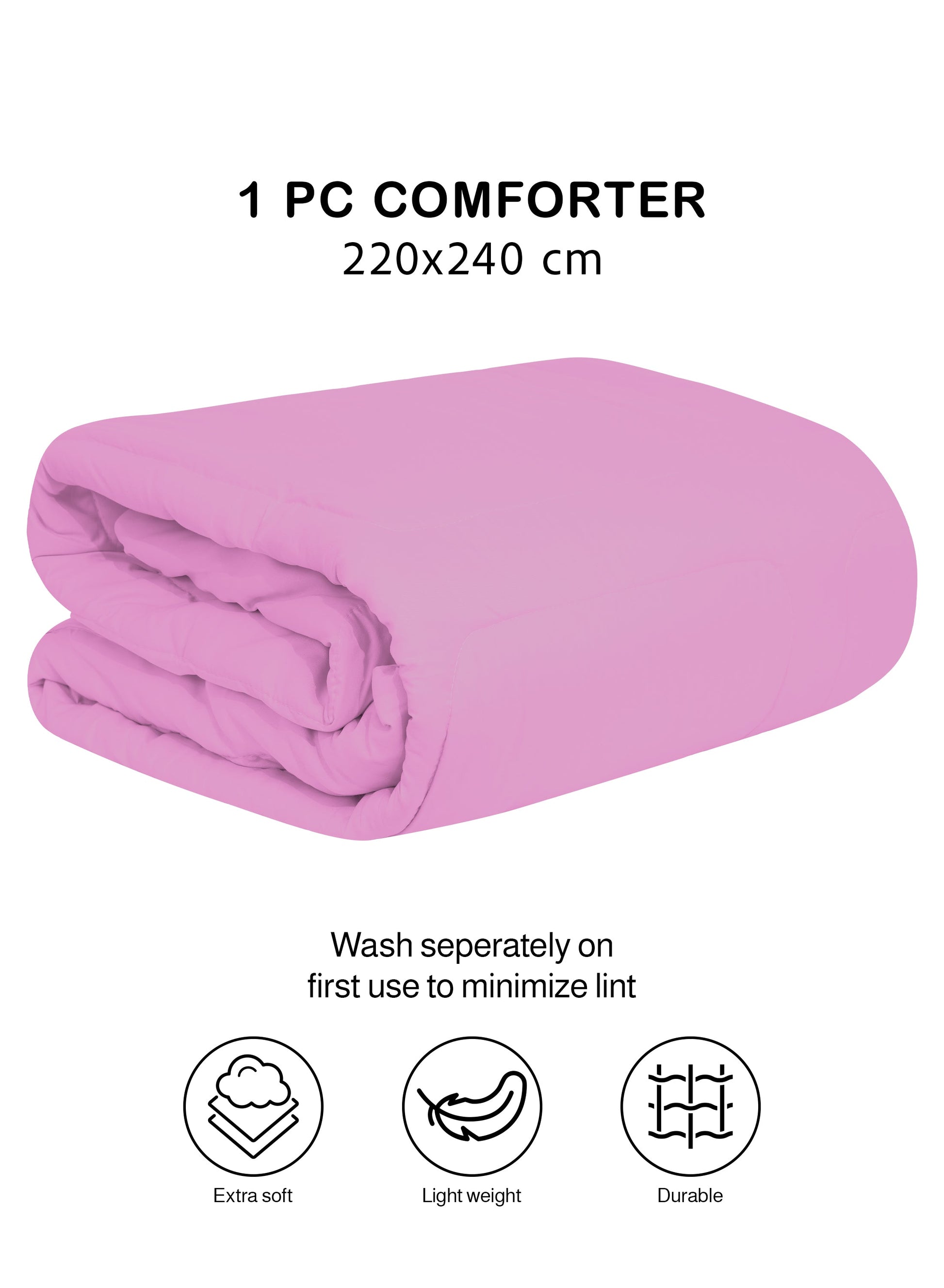 Parajohn Parry Life Comforter — Ultra Soft Warm Bedding | Microfiber, 220×240 cm  PARAJOHN UAE