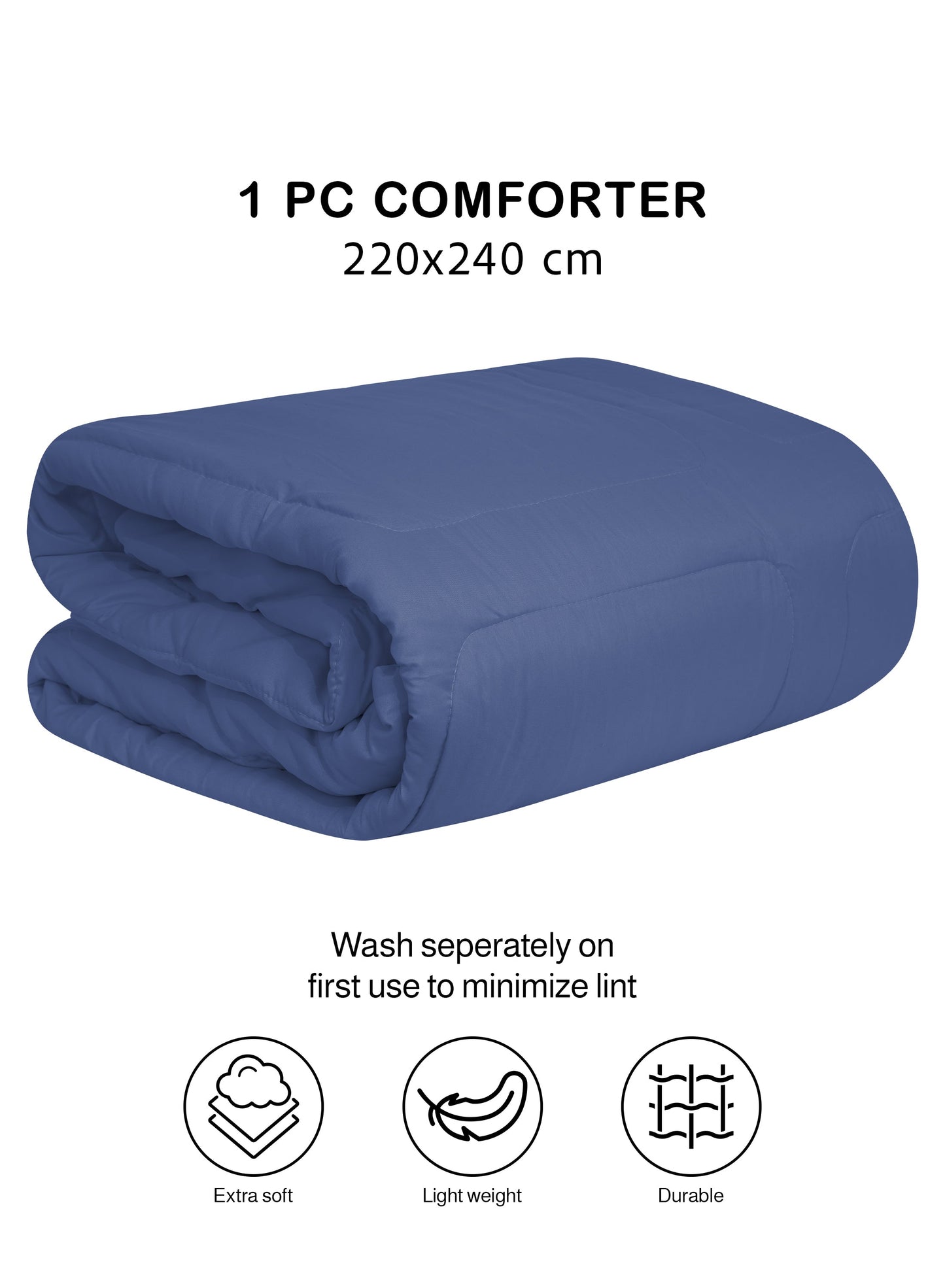 Parajohn Parry Life Comforter — Ultra Soft Warm Bedding | Microfiber, 220×240 cm  PARAJOHN UAE